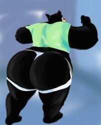 ass chubby chubby_ass chubby_belly chubby_male disney edit fat_ass fat_butt fat_man goof_troop pj_(goof_troop) solo_male