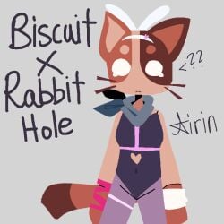 airinstarzz anthro biscuit_(kaaatie) bunnysuit cat cat_boy confused cute embarrassed english_text first_porn_of_character fundamental_paper_education furry headband machine_girl_(kaaatie) male pantyhose rabbit_ears rabbit_hole_(deco*27/caststation) rabbit_hole_(vocaloid) sexy signature