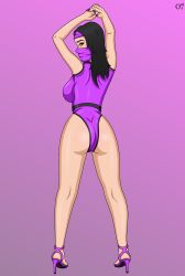 2024 comic curvaceous curvy curvy_figure female female_only klassic_mileena mileena mortal_kombat mortal_kombat_2 nude_pose_book page_7 page_number solo solo_female solo_focus zzerotic