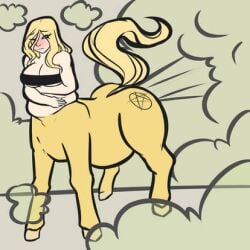 becky_the_centaur centaur centauress fart fart_fetish farting grayvii