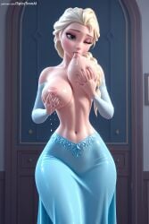 elsa (frozen) from disney by spicytoonai
