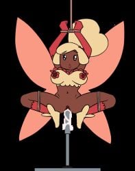 animated arm_gloves barbro_(blightstar) bondage bottomless bouncing_breasts cum cum_in_pussy cum_inside cum_leaking cumming_dildo dildo fairy_wings filling fucking_machine gif held_up loop nipple_cutout original original_character sex_machine sex_toy shoes solo stomach_bulge suspended transparent_background tukitsuno vaginal_penetration