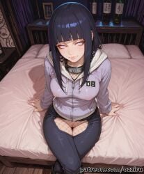 absurd_res ai_generated alternate_version_at_source alternate_version_available female female_focus hi_res highres ozziru patreon self_upload uncensored hinata_hyuuga hyuuga_hinata naruto_(series) naruto naruto_shippuden naruto_(classic) anime anime_style anime_girl anime_screencap teenager teenage_girl teenage_female teen aged_up aged_up_character strip_club prostitution club indoors indoor indoors_sex inside bed bedroom bedroom_sex black_hair dark_hair long_hair bangs blunt_bangs no_pupils sidelocks night cute cute_face interracial dark-skinned_male sexy sexy_female solo solo_focus solo_female sitting crossed_legs from_above looking_at_viewer looking_pleasured smug smug_face