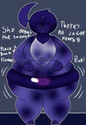absol belly big_belly big_breasts blueberry_inflation bottom_heavy breasts busty clothing expansion female furry huge_breasts inflation jade64 pear-shaped_figure pokemon pokemon_(species) tagme thiccyjade64 thick_thighs thighs track_suit wide_hips