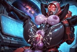 tali'zorah_nar_rayya quarian bioware mass_effect alien alien_girl alien_humanoid bodysuit latex_suit latex_bodysuit skinsuit helmet helmet_with_visor visor hood_up hood glowing_eyes indoors space spacecraft spaceship spacesuit spaceship_interior light-skinned_female purple_skin mature_female thick_thighs voluptuous voluptuous_female ai_generated creamhorseai blush curvy curvy_female curvy_figure fit fit_female high_resolution highres horny horny_female hourglass_figure huge_ass huge_breasts big_ass big_breasts big_butt mature perfect_body seductive seductive_look erect_nipples female big_balls big_penis huge_balls huge_cock hyper_balls testicles male male/female massive_balls massive_penis nubbed_penis ribbed_penis alien_penis knot knotted_penis purple_penis alien_boy riding_penis suspended_congress lifted_by_another lifted legs_up legs_apart leg_grab hands_behind_head vaginal_penetration vagina vaginal_sex vaginal cum cum_inside cum_in_pussy cum_in_mouth cum_on_face cum_on_breasts cum_on_body cum_drip excessive_cum covered_in_cum cum_covered ahe_gao fucked_silly rolling_eyes hearts_around_head
