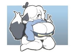 big_breasts canine furry pixel_art windreg