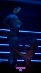 1futa 1girls 3d 3d_(artwork) big_penis blonde_hair fishnets futa_with_female futanari huge_cock large_penis light-skinned_female light_skin mercy nude nude_female nude_futa nyl_mercy nyl_widowmaker overwatch overwatch_2 penis_awe short_hair side_view teppos3d widowmaker woman
