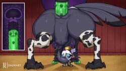 16:9 ahe_gao animal_genitalia animal_penis animal_print animated anthro ass balls big_balls big_belly big_breasts big_butt big_penis bodily_fluids breasts bulge cervical_contact cervical_penetration cervix clitoral_hood clitoris cow_print cum cum_ballooning cum_in_uterus cum_in_vagina cum_inside cum_overflow dalwart duo equid equine equine_genitalia equine_penis female female_penetrated feral feral_penetrating genital_fluids genitals hellaverse helluva_boss hi_res horse horsecock huge_butt huge_cock huge_filesize humanoid_genitalia humanoid_vulva hypnosis impregnation inflation large_insertion looking_pleasured male male/female male_penetrating male_penetrating_female mammal mind_control mp4 nasty_(dalwart) oatmealpecheneg octavia_(helluva_boss) ovum ovum_with_heart penetration penile penile_penetration penis piercing pussy rape raped raped_by_animal raped_by_monster sex sound sperm_cell stomach_bulge stretched_pussy tagme unusual_anatomy unusual_genitalia unusual_penis uterus vaginal_penetration video vulva widescreen x-ray x-ray_view zoophilia