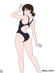 1girls 2d 2d_(artwork) 2d_artwork adult adult_female arm_up ass ass_cleavage ass_crack average_breasts back back_cutout baddie bare_armpits bare_arms bare_back bare_calves bare_hands bare_hips bare_knees bare_legs bare_shoulders bare_skin bare_thighs bewitching_thighs bikini black_bikini black_one-piece_swimsuit black_swimsuit black_swimwear breasts brown-eyed_female brown-haired_female brown_eyes brown_hair butt chainsaw_man child_bearing_hips closed_mouth_smile clothing_cutout curvaceous curvaceous_body curvaceous_female curvaceous_figure curvaceous_hips curvy curvy_ass curvy_body curvy_female curvy_figure curvy_hips digital digital_art digital_drawing digital_drawing_(artwork) digital_media digital_media_(artwork) drawing elbows exposed_armpits exposed_arms exposed_back exposed_hips exposed_legs exposed_shoulders exposed_skin exposed_thighs female female_focus female_only fertile_hips fingers gluteal_fold groin hair_clip hair_clips hairclip hairclips hand_up head_tilt high_resolution highres hip_dips inframammary_fold japanese_female japanese_girl japanese_woman kneepits knees kobeni_higashiyama lean_figure light_smile looking_at_viewer looking_sideways looking_to_the_side mature mature_female median_furrow medium_breasts mole mole_on_body mole_on_cheek mole_on_face mole_under_eye mole_under_mouth narrow_waist nbart19047 nervous nervous_expression nervous_face nervous_female nervous_smile one-piece_swimsuit peace_sign ponytail posing posing_for_the_viewer posing_naked posing_nude short_hair short_ponytail shoulder_blades shoulders shy shy_expression shy_female shy_girl shy_smile sideboob sign simple_background slender_body slender_waist slight_smile slim_female slim_waist smile smiley_face smiling smiling_at_viewer solo standing swimsuit swimwear thick_ass thick_butt thighs tilted_head v v_sign voluptuous voluptuous_ass voluptuous_body voluptuous_female voluptuous_figure voluptuous_woman white_background white_pupils wide_hips