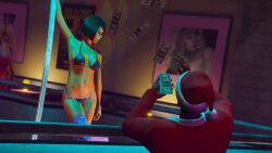 3d 3d_(artwork) 3dcg absurd_res absurd_resolution absurdres ass bare_shoulders beautiful_woman black-haired_female black_bikini blonde-haired_female blurred_background cash christmas_outfit cinematic cinematic_lighting collarbone disinterested edited_screencap emotionless emotionless_female expressionless filter filtered game_cg grand_theft_auto grand_theft_auto_online gta_online_male_character hand_tattoo high_quality high_resolution highres juliet_(grand_theft_auto_v) leaning_hips leaning_to_the_side long-haired_female mature_woman navel neck_tattoo new_year new_year_2025 nikki_(gta) pole_dancing purple_thong red_fingernails red_thong rockstar_editor rockstar_games short-haired_female source_request standing stripper stripper_pole strippers thong thong_bikini tornadoqt unbothered uncaring uncaring_female uninterested uninterested_female vanilla_unicorn whore