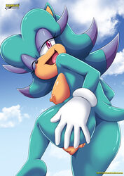 1girls anthro anus archie_comics ass breezie_the_hedgehog breezie_the_hedgehog_(archie) butt female female_only gloves hedgehog humanoid_feet humanoid_hands mobian mobian_(species) mobius_unleashed nipples nude open_mouth palcomix pussy sega smile smiling sonic_(series) sonic_the_hedgehog_(series) tail vagina white_gloves