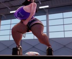 1boy 1girls 3d 3d_animation animated ball_(object)_transformation balled_up balling basketball bitch bitch_shirt black_hair bouncing_breasts breasts breasts_bigger_than_head choker curvy defeated_hero denim denim_shorts dragon_ball_super dragon_ball_z evil_smile female femdom fishnet_legwear fishnet_thighhighs fishnets giantess gigantic_breasts giggle goth goth_girl goth_mommy hallie_(thekid) high_heels huge_breasts humiliating_transformation inanimate_transformation male massive_breasts midriff mommy purple_shirt sexy_bitch sexy_body shape_transformation shirt short_shorts shorts shueisha smile son_goku sound tagme text_on_clothing text_on_shirt thekid thick_thighs thighhighs toei_animation transformation ultra_instinct video voluptuous voluptuous_female wide_hips