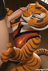 master tigress from kung fu panda by fiff