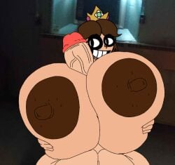 1boy 1girls anon anonymous_male big_breasts big_penis breasts breasts_bigger_than_head completely_nude crown earrings female first_person_view five_nights_at_wario's fnaf_fangame fnaw huge_breasts indoors large_breasts large_penis looking_at_penis male male/female mario_(series) naked nightmare_waifu nipples nude nude_female nude_male nudity paizuri paizuri_lead_by_female penis pov princess princess_daisy room royalty smile smiling spirit theluxusguy_(editor) themadguy_(editor) titjob titjob_pov unseen_male_face virus_daisy_(parallel_madness)