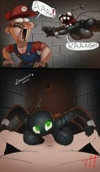 1boy 1girls chain_chomp chain_chomp_chan comic deepthroat mario mario_(series) nintendo spread_legs super_mario_bros. tagme thingshappen video