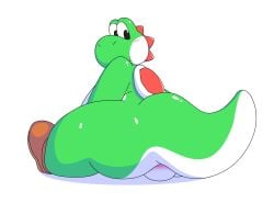 absurd_res ambiguous_gender anthro anus ass belly belly_overhang big_butt big_dom_small_sub big_tail blush blush_lines boots boots_only clothing colored digital_drawing_(artwork) digital_media_(artwork) dinosaur dominant duo facesitting footwear footwear_only glistening glistening_body green_yoshi happy hi_res huge_tail human larger_male looking_at_another looking_down_at_another male mammal mario_bros markings mostly_nude nintendo on_another on_top overweight overweight_anthro overweight_male prehistoric_species reptile saddle scalie shaded shaded_line_art shoes sitting sitting_on_another sitting_on_ground size_difference smaller_ambiguous smaller_human spikes sugar_but_nsfw tail thick_tail thick_thighs yoshi