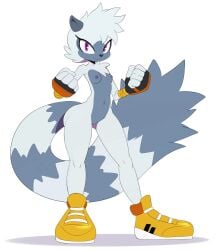breasts chest_tuft genitals handwear idw_comics nipples simple_background smile sonic_(series) sonic_the_hedgehog_(comics) sonic_the_hedgehog_(series) tuft