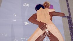 3d after_sex age_difference ass ass_grab bare_back bed bedroom blonde_hair blue_hair bob_cut boruto:_naruto_next_generations cheating cheating_wife climax closed_eyes cornrows cuckold cuddle cuddling cum cum_everywhere cum_in_pussy cum_inside cum_on_ass cum_on_body cum_on_lower_body cum_on_upper_body cumdrip dark-skinned_male dark_skin dripping_cum embrace embracing facial_hair female hand_on_ass hyuuga_hinata interracial koikatsu male mature_female milf mkkuroneko13 muscles muscular muscular_male naked naruto naruto_(series) netorare ntr nude pussy raikage short_hair size_difference sleeping straight