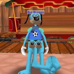 anthro blue_fur cursed dog edit furry male_only no_humans railroad soccer_ball tagme toontown toontown_dog toontown_online