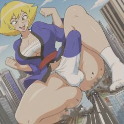 1futa ai_generated ass ass assquake big_ass big_breasts big_butt breasts city_destruction debris destruction earthquake erection erection_under_clothes erection_under_loincloth fundoshi fundoshi_futanari fundoshilover101 futanari giantess happi_(clothing) huge_ass huge_breasts huge_butt sarashi