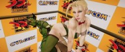 3d athletic athletic_female bare_shoulders bunny_ears bunny_girl bunnysuit busty cammy_white capcom cleavage ecchi_fighties female female_focus female_only hourglass_figure pinup pinup_pose skimpy skimpy_clothes street_fighter street_fighter_v tagme wide_hips