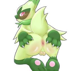 1:1 2024 3_fingers 3_toes anthro anus ass backsack balls bent_over biped blep claws colored digital_media_(artwork) dipstick_ears ear_markings facial_markings feet felid feline finger_claws fingers floragato full-length_portrait fur generation_9_pokemon genitals gloves_(marking) green_body green_ear_tips green_ears green_fur green_tail hand_on_butt head_markings heart_catchlight heart_pupils heart_symbol hi_res kemono kneeling leg_markings looking_at_viewer looking_back looking_back_at_viewer male male_anthro mammal markings mask_(marking) monotone_tail multicolored_body multicolored_ears multicolored_fur nintendo nude pawpads paws pink_anus pink_eyes pink_pawpads pink_tongue pokemon pokemon_(species) portrait presenting presenting_anus presenting_hindquarters pupils raised_tail rear_view shaded simple_background slit_pupils socks_(marking) soles solo spread_butt spreading suzuki_(2023) tail toes tongue tongue_out two_tone_body two_tone_ears two_tone_fur white_background white_claws