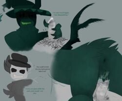 arguing cock_shaming complaining darkheart_(phighting) deity_on_mortal dominant_bottom fur fur_on_ass gray_horns grin handjob hat imminent_sex inphernal not_fully_coloured older_male older_males phighting plain_background pubes pubes_exposed pubic_hair roblox roblox_game self_upload shadow_on_face skiffisturri small_dom_big_sub small_penis_humiliation smile tagme uncircumcised uncircumcised_male uncircumcised_penis vaginal_sex witch_hat yaoi zuka_(phighting)