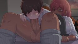 16:9 1boy 1futa all_the_way_to_the_base animated big_breasts big_penis blowjob brown_hair censored_penis cum cum_in_mouth cum_in_throat cum_out_nose dakkoku_jiro dark-skinned_futanari dark_skin deepthroat dickgirl excessive_cum fellatio femdom forced futa_on_male futa_with_male futadom futanari gyaru holding_head huge_breasts huge_cock irrumatio larger_futanari leg_lock leg_lock_fellatio light-skinned_male light_skin live2d longer_than_30_seconds longer_than_one_minute malesub mosaic_censoring pink_hair pleasure_face sound tagme tan_skin tapping_out thick_thighs veiny_penis video