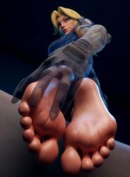 barefoot feet female foot_fetish invisible_woman invisible_woman_(marvel_rivals) marvel marvel_rivals mrgtsfloop soles susan_storm