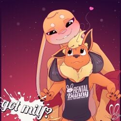 1:1 2024 age_difference anthro assisted_exposure big_breasts big_dom_small_sub bite biting_lip boobs_on_head bottomless breasts bunnysinfull canid clothed clothing dominant duo eeveelution female flareon generation_1_pokemon jewelry lagomorph larger_female long_ears male male/female mammal mature_female naught_joe nintendo nipple_outline nipple_piercing nipple_slip nipples older_female piercing pokemon pokemon_(species) size_difference translucent undressing undressing_another wide_hipped_anthro wide_hipped_female wide_hips