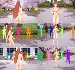 1girls accidental_exposure ass ass_exposed barefoot blush blushed blushed_face blushing_female breasts breasts_exposed breasts_out brown_hair butt_crack color colored completely_naked completely_naked_female completely_nude completely_nude_female doki_doki_literature_club embarrassed embarrassed_female embarrassed_naked_female embarrassed_nude_female enf female female_focus female_human full_body hair human humiliated humiliating humiliation monika_(doki_doki_literature_club) naked naked_female nipples no_bra no_clothes no_clothing no_panties no_pants no_shirt no_skirt no_underwear nude nude_female nudity oblivious pussy pussy_exposed retropunch tits_out vagina