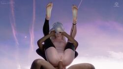 10_seconds 1boy 1girls 3d anal anal_penetration anal_sex animated anus areolae barefoot blender bouncing_breasts breasts edit feet female full_nelson full_nelson_anal lerico213 male nier nier:_automata nipples penetration pewposterous pussy reverse_suspended_congress sex sex_from_behind shorter_than_10_seconds soles sound sound_edit straight video yorha_a2