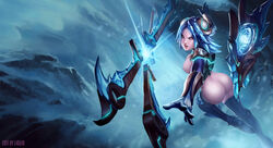 1girls ass bare_ass blades blizzard_(weather) blue_hair breasts breasts_out bubble_butt curvaceous curvy dated edit edited exposed exposed_ass female frostblade_irelia full_body high_resolution highres huge_ass ice irelia_xan large_ass large_breasts large_butt league_of_legends liquid_(artist) liquidshadow nude nude_female official_art official_artwork_edit photoshop sideboob snow snowdown_series solo solo_female solo_focus weapon weapons winter_wonderland_series