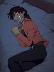 ai_generated cowboy_bebop electra_ovilo ryuzaki taped_mouth