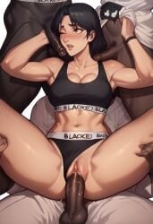 ai ai_generated anal anal_juice anal_sex attack_on_titan black_cock blacked blacked_clothing carla_jaeger cheating clothed clothed_sex cum_in_ass cum_in_pussy cum_inside cum_on_body dark-skinned_male erect_nipples erected_penis erection gangbang huge_breasts huge_cock milf mother multiple_boys penis shingeki_no_kyojin