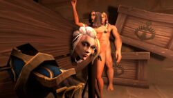 3d blizzard_entertainment bondage female human imminent_rape jaina_proudmoore kul_tiras source_filmmaker stocks tol_dagor warcraft world_of_warcraft zentaeron