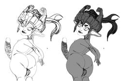 ass balls boltss imp_midna long_penis midna penis sketch the_legend_of_zelda twilight_princess