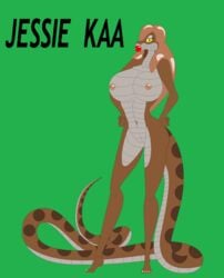 genderswap genderswap_(mtf) kaa_(jungle_book) rule_63 tagme text the_jungle_book