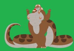 anthro breasts bugboy1 disney female fusion kaa nipples nude overweight reptile rule_63 scalie snake solo the_jungle_book