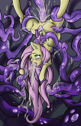 ahe_gao cum cum_covered cum_in_hair cum_on_face equine female fluttershy_(mlp) forced friendship_is_magic fur hair horse inflation looking_pleasured mammal messy my_little_pony pegasus pink_hair pony rape snoutless straight_hair submissive tentacle thick_thighs vomit wings yellow_fur