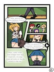 1609bell aiden_fox_(fnafhs) ann_chica_(fnafhs) bell1609 bonnie_(fnafhs) chica_(fnafhs) fnafhs foxy_(fnafhs) golden_(fnafhs) spanish_text tagme