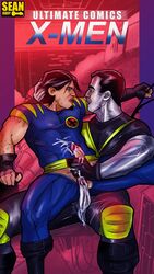 ass colossus comic comic_cover cum dick gay male male_only marvel marvel_comics metal_skin muscles muscular seanbodynsfw sex ultimate_x-men wolverine_(x-men) x-men yaoi