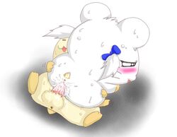 1boy 1girls anus artist_request bijou blush cum_in_pussy hamster hamtaro hamtaro_(series) pussy tagme