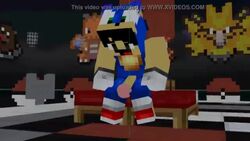 1boy 1boy1girl 1girls 3d animated bedroom cowgirl_position cum cum_in_mouth cum_inside fellatio minecraft oral players riding sex sonic_the_hedgehog_(cosplay) sonicx sound video