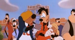 10boys 10girls 6+boys 6+girls 8boys 8girls a_goofy_movie animal_humanoid animated animated_gif anthro anthro_only assertive_female backpack bare_shoulders baseball_cap big_breasts bikini_top_only black_bikini black_cardigan black_eyes black_hair black_jumper black_nose blonde_female blonde_hair blue_eyes blue_jeans boots bracelet braces breasts brown_hair canine canine_humanoid cardigan cardigan_around_waist disney earrings female flower flower_on_hat furry glasses gloves gold_earrings goof_troop hair hairband hat jeans larger_male lipstick lisa_(a_goofy_movie) long-haired_female long_hair long_sleeves lowres male mammal max_goof medium_breasts midriff multiple_boys multiple_females multiple_girls open_jacket orange_hair outdoors pants ponytail red_hair red_hoodie round_glasses school_assembly shirt short_hair size_difference slim_waist smiling stacey_(goof_troop) stage stage_curtains stage_lights sunglasses tagme tan tan_body tank_top teenage_female teenage_girl teenager teeth thick_eyebrows vest white_gloves yellow_sweater