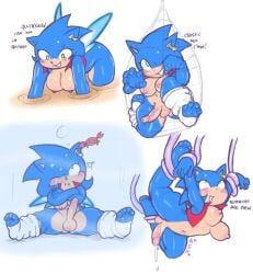 sonic the hedgehog from sega by ash (artist)