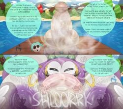 absurd_res anthro anthro_penetrated balls big_balls big_breasts big_penis blue_hair breast_play breasts cheep_cheep cheep_chomp comic dialogue ear_piercing ear_ring english_text erection evedeve eyelashes faceless_character faceless_human faceless_male fellatio female female_penetrated genitals glans group gynomorph_(lore) hair hi_res hoop_ear_ring huge_balls huge_breasts huge_cock human human_on_anthro human_penetrating human_penetrating_anthro humanoid hyper hyper_balls hyper_breasts hyper_genitalia hyper_penis interspecies lips male male/female male_penetrating male_penetrating_female mammal mario_(series) mario_bros musk musk_cloud musky_balls musky_penis nintendo onomatopoeia oral oral_penetration outdoor_nudity outside_sex penetration penile penis piercing profanity pubes repost ring_piercing sex shy_gal shyguy signature sound_effects text thick_lips titjob vein veiny_penis