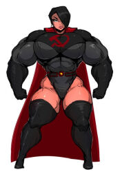 abs biceps breasts cape female muscles muscular muscular_arms muscular_female muscular_legs muscular_thighs soviet_superwoman