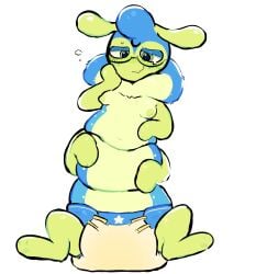 1boy abdl ambiguous_gender antennae antennae_(anatomy) anthro anthro_bug anthro_insect anthro_male anthro_only anthro_solo belly blue_body blue_eyelids breasts bug caterpillar chubby chubby_anthro chubby_male dandy's_world diaper diaper_fetish diaper_only digital_media_(artwork) fetish flying_sweatdrops furry furry_male furry_only furry_solo glasses green_antennae green_arms green_body green_eyes green_eyes_male green_face green_legs gynecomastia hair_tuft insects jpeg lidded_eyes male male_anthro male_breasts male_furry male_nipples male_only male_with_breasts multi_limb multiple_legs nipples no-human no_human no_humans no_visible_genitalia non-human non-human_only only_furry only_male overweight overweight_male paw_pads pawpads paws peeing plain_background questionable simple_background slightly_chubby slightly_chubby_anthro slightly_chubby_male small_breasts smile smiling solo solo_anthro solo_furry solo_male squirm_(dandy's_world) stomach tear ticklesyourfeet urine video_games wet_diaper wetting wetting_diaper white_background