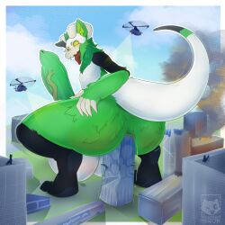 1:1 aircraft anal anal_sex anthro ass big_butt black_body black_fur black_tail_tip blue_sky bodily_fluids building city city_destruction cloud curved_tail day debris destruction detailed detailed_background dipstick_tail drooling explosion extreme_size_difference fangs fire frost_fire777 fur green_body green_fur green_hair green_horn green_scales green_tail group hair helicopter hi_res horn huge_butt improvised_dildo improvised_sex_toy long_tail long_tongue looking_at_viewer looking_back macro male markings military mirok mythology open_mouth outside penetration rampage rear_view rubble saliva saliva_string scales searchlight sharp_teeth size_difference sky skyscraper smoke solo_focus spotlight tail tail_markings teeth thick_thighs tongue tongue_out urban vehicle white_body white_fur white_scales wickerbeast wide_hips yellow_eyes